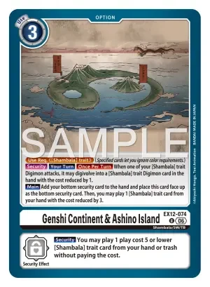 Genshi Continent & Ashino Island