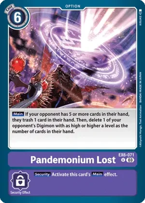 Pandemonium Lost