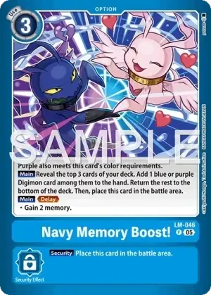 Navy Memory Boost!
