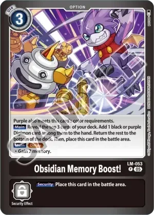 Obsidian Memory Boost!