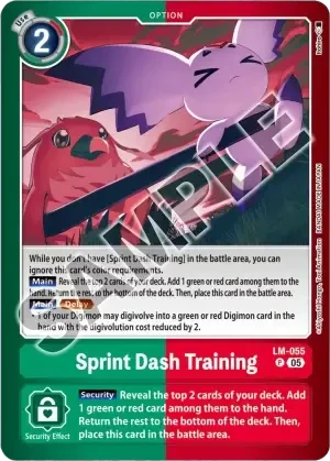 Sprint Dash Training