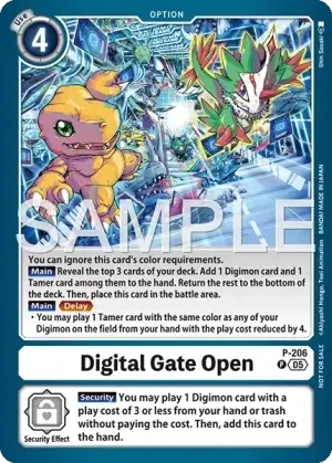 Digital Gate Open