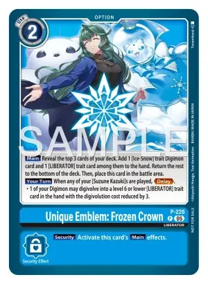 Unique Emblem: Frozen Crown