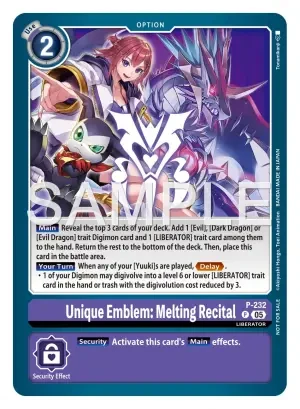 Unique Emblem: Melting Recital
