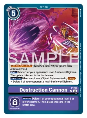Destruction Cannon