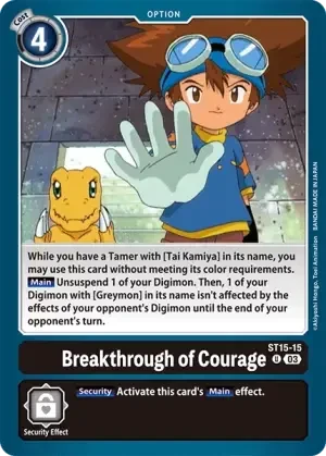Breakthrough of Courage