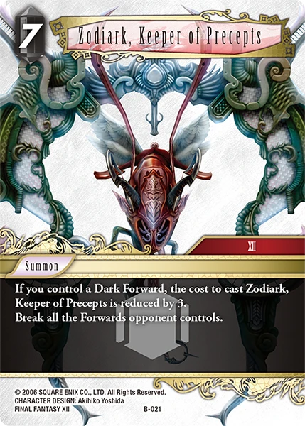 Zodiark, Keeper of Precepts