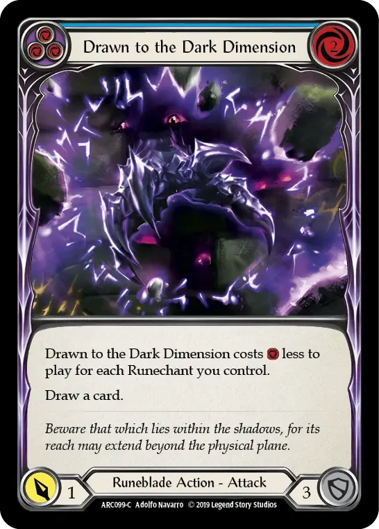 Drawn to the Dark Dimension