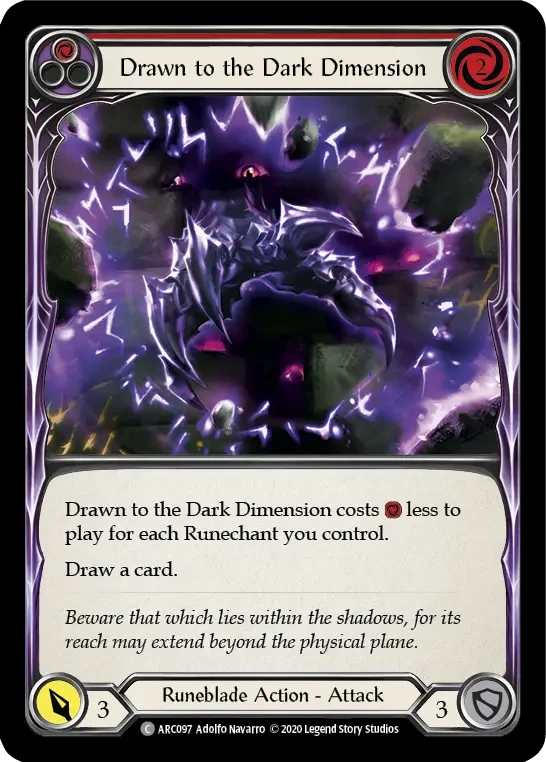 Drawn to the Dark Dimension