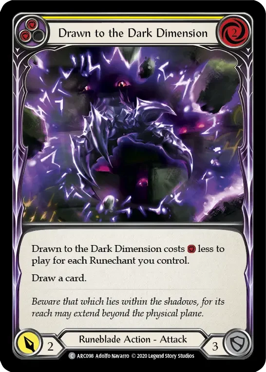 Drawn to the Dark Dimension