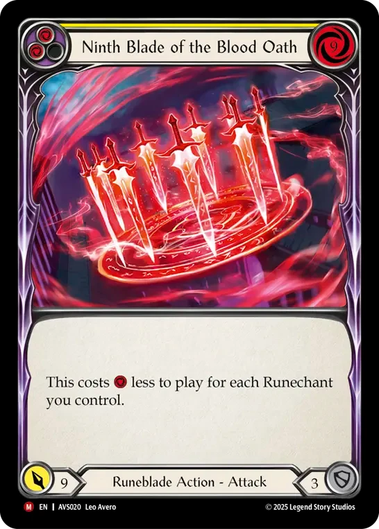 Ninth Blade of the Blood Oath