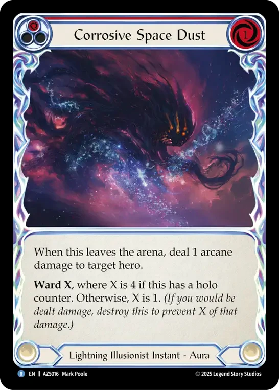 Corrosive Space Dust