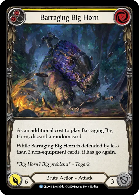 Barraging Big Horn