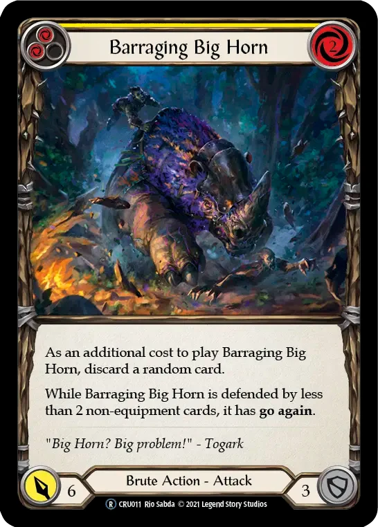 Barraging Big Horn