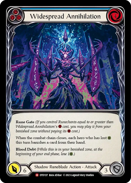 Widespread Annihilation