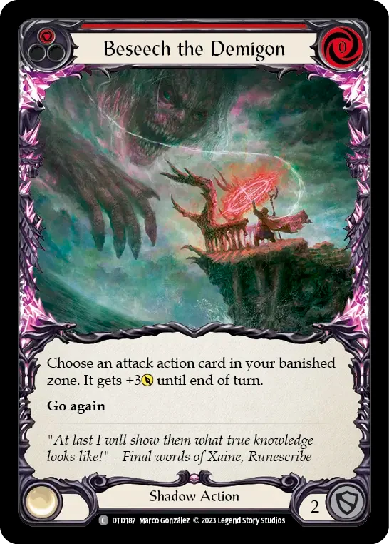 Beseech the Demigon
