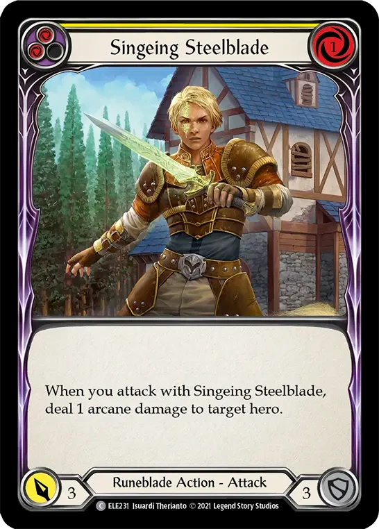 Singeing Steelblade