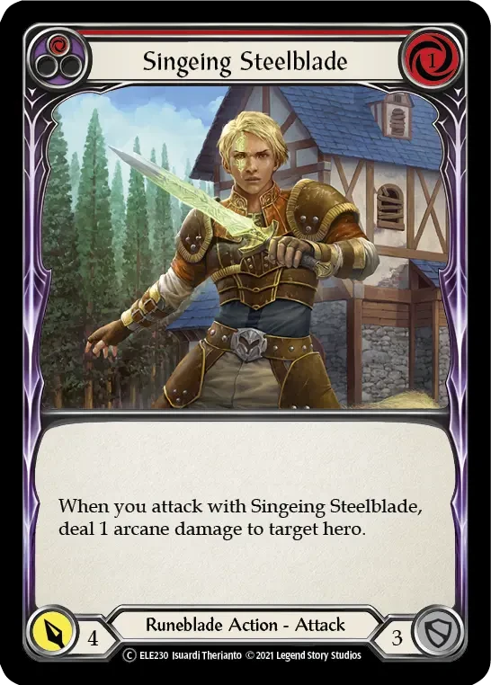 Singeing Steelblade