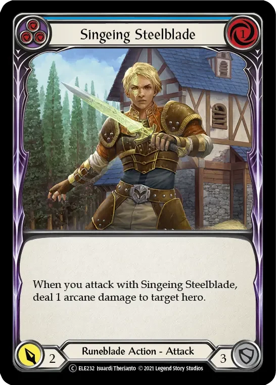 Singeing Steelblade