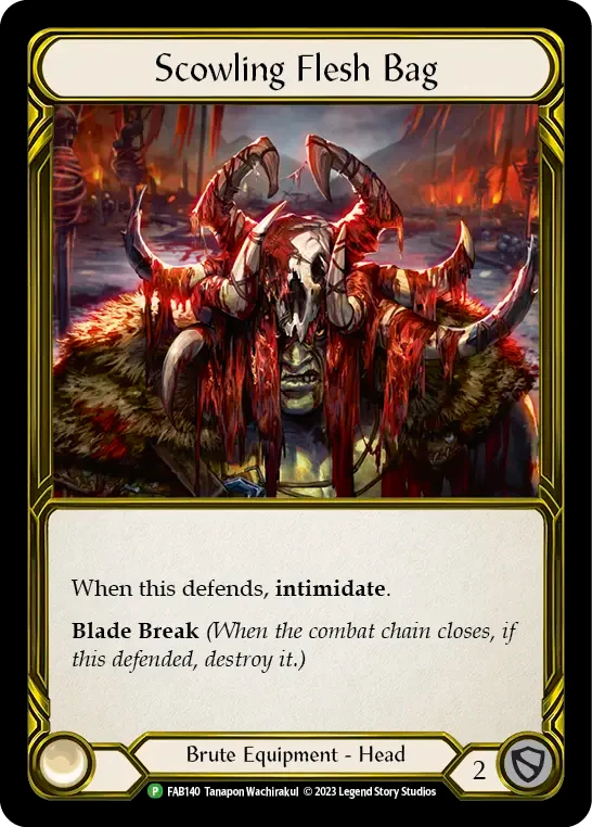 Scowling Flesh Bag