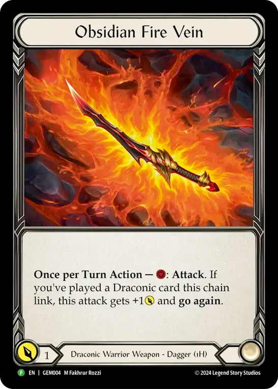 Obsidian Fire Vein