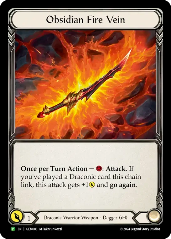 Obsidian Fire Vein