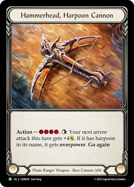 Hammerhead, Harpoon Cannon
