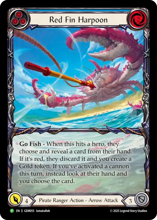 Red Fin Harpoon