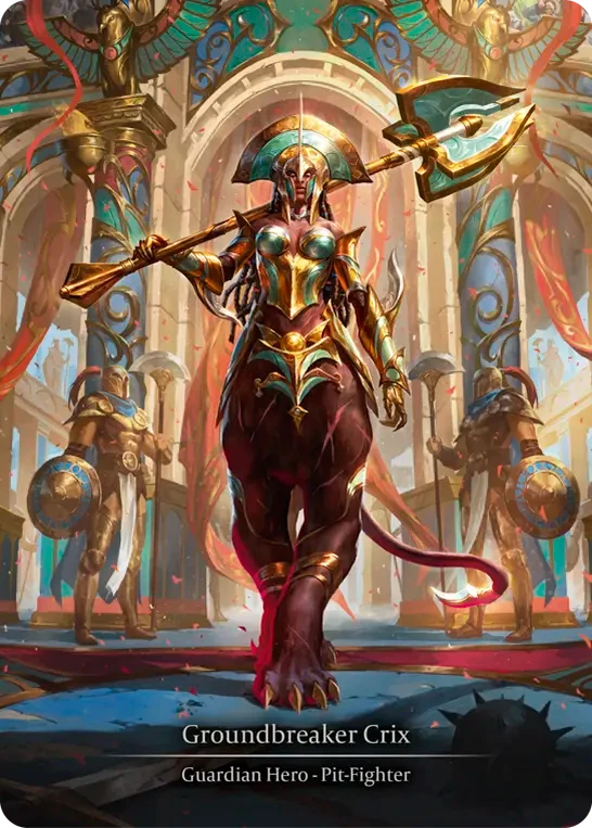 Groundbreaker Crix — other side