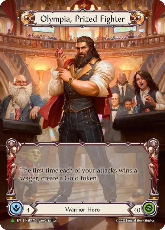 Olympia, Prized Fighter