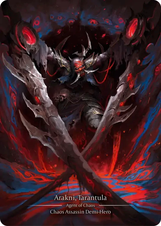 Arakni, Tarantula — other side