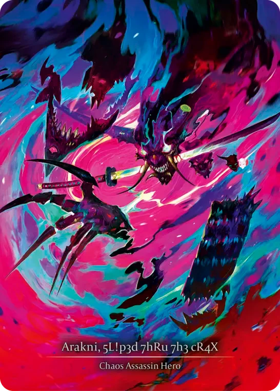 Arakni, 5L!p3d 7hRu 7h3 cR4X — other side