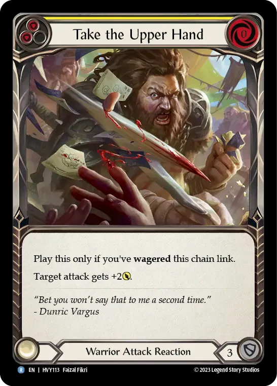 Take the Upper Hand