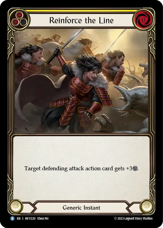 Reinforce the Line