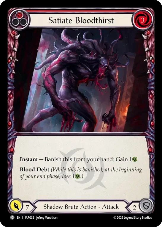 Satiate Bloodthirst