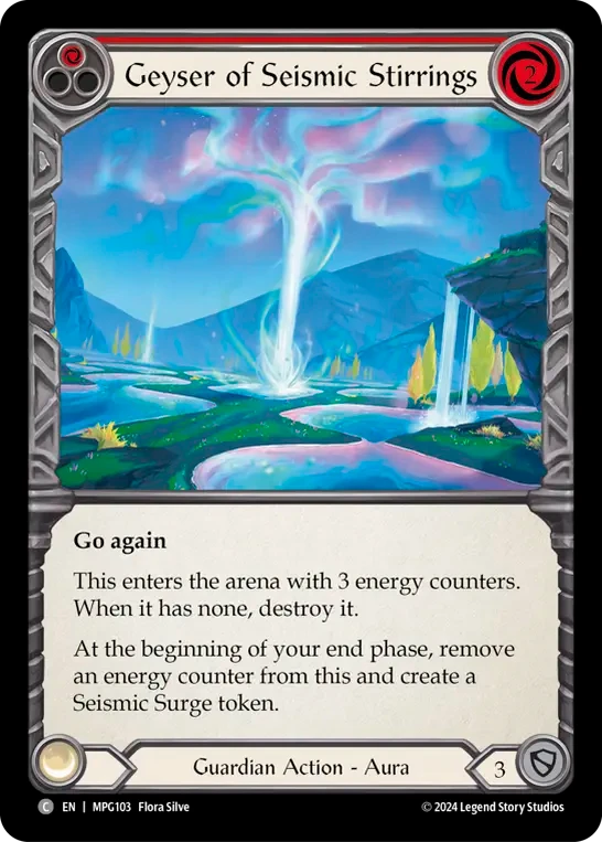 Geyser of Seismic Stirrings