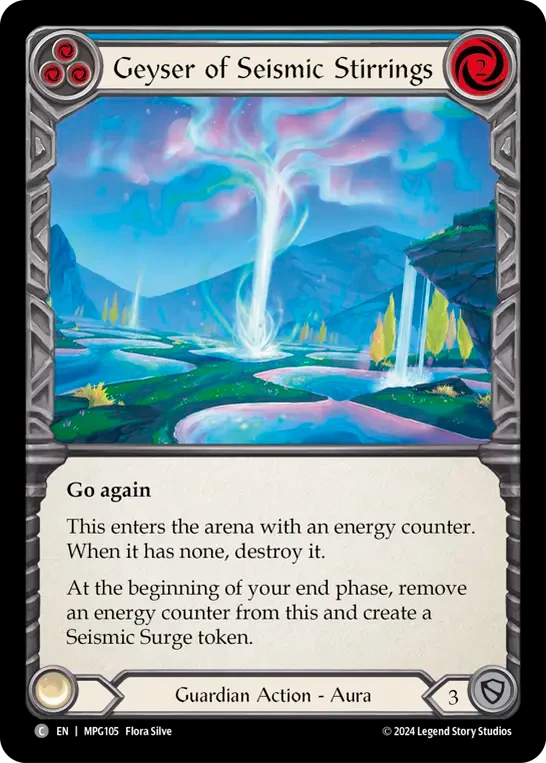 Geyser of Seismic Stirrings