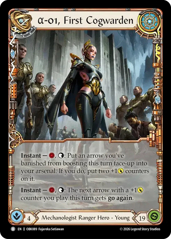 α-01, First Cogwarden