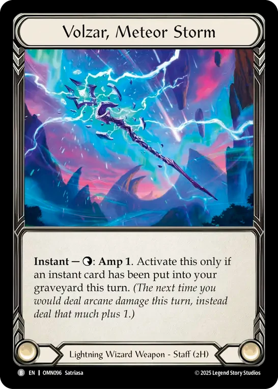 Volzar, Meteor Storm