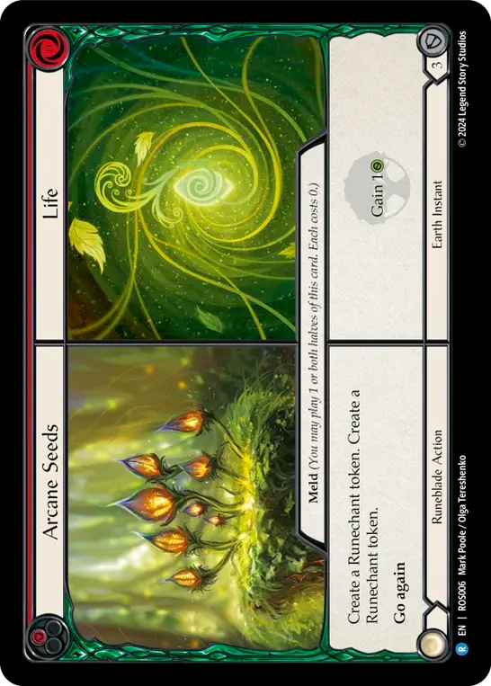 Arcane Seeds||Life