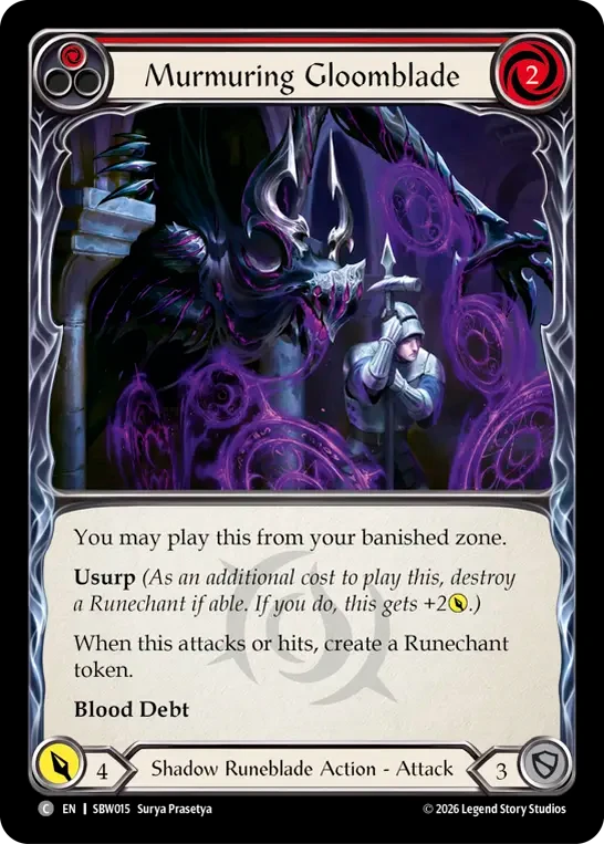 Murmuring Gloomblade