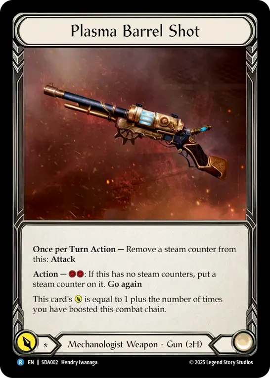 Plasma Barrel Shot