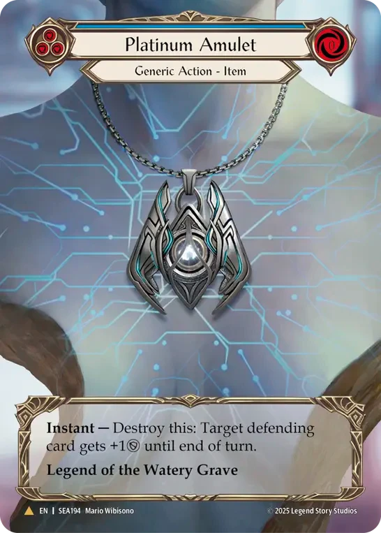 Platinum Amulet
