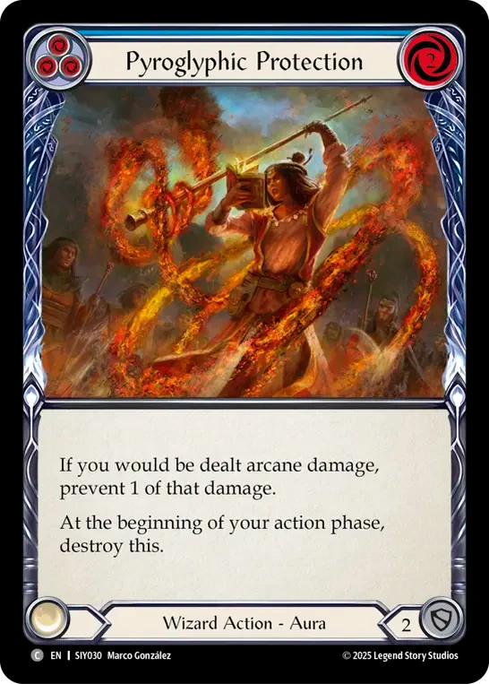 Pyroglyphic Protection