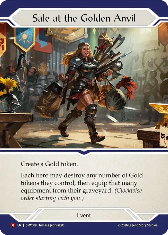 Sale at the Golden Anvil