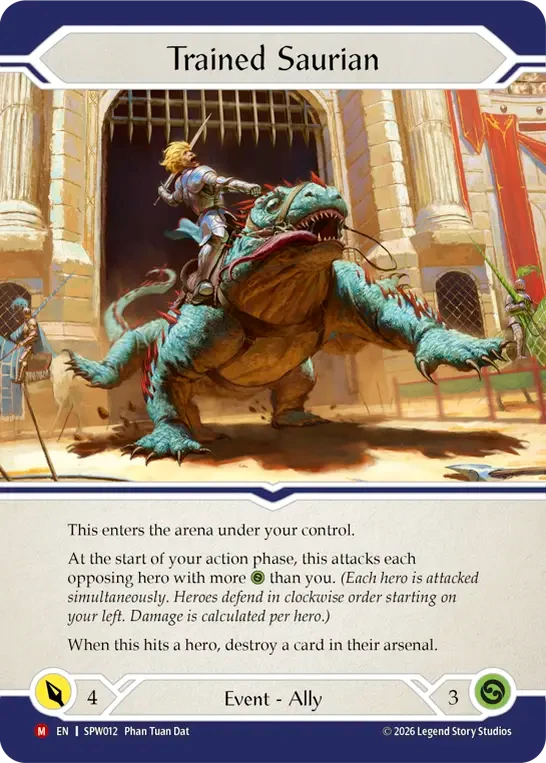 Trained Saurian