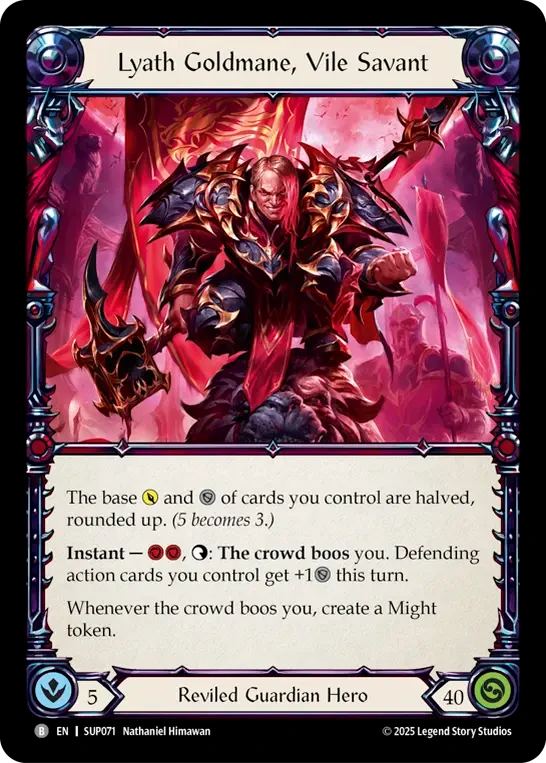 Lyath Goldmane, Vile Savant