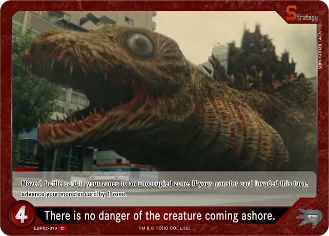 There is no danger of the creature coming ashore.