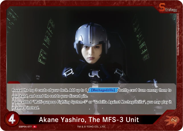 Akane Yashiro, The MFS-3 Unit