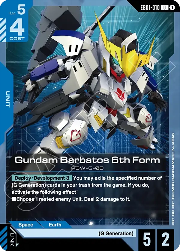 Gundam Barbatos 6th Form
